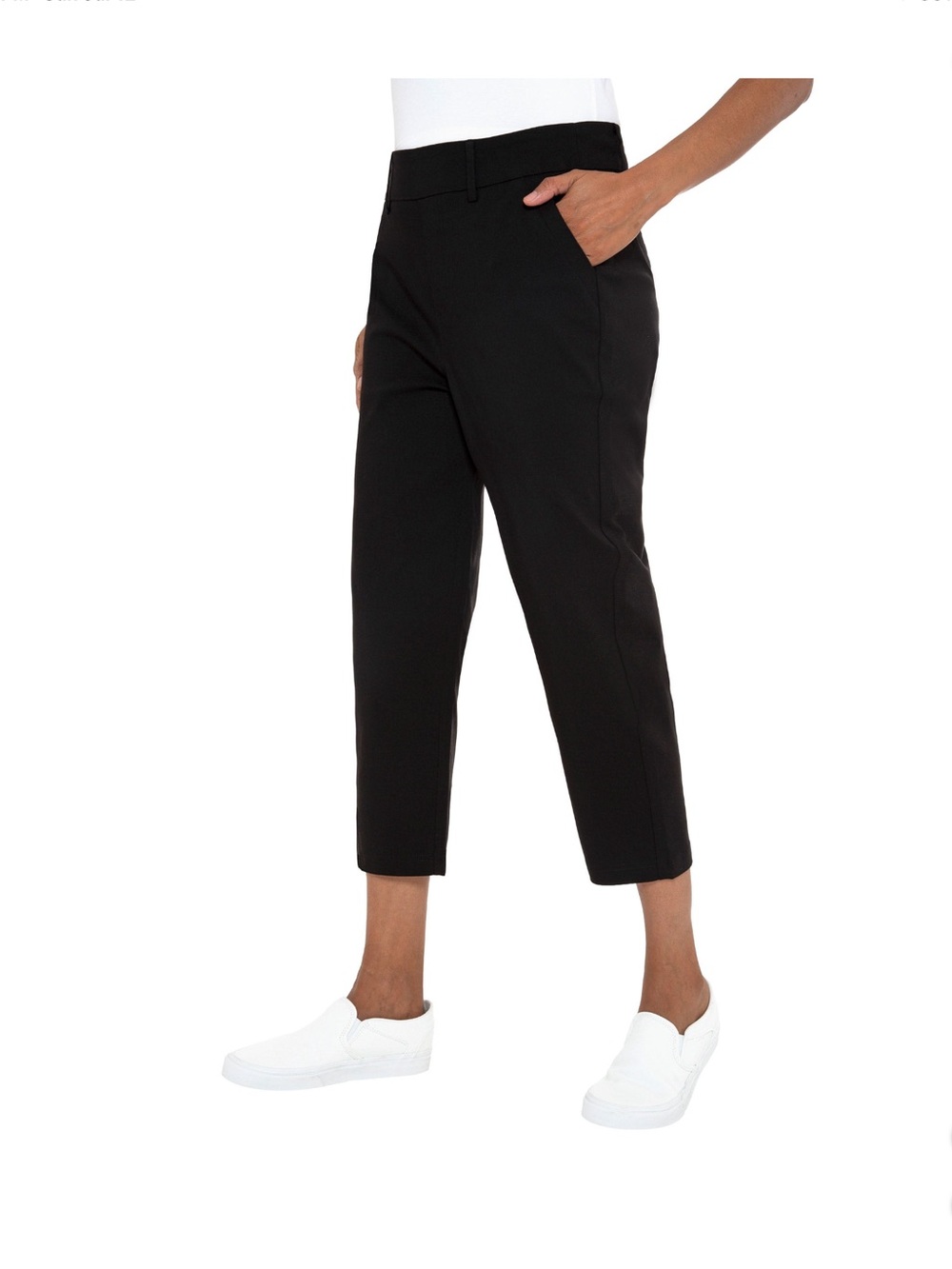 Mario Serrari Women’s Pull-on Capri Black XXL